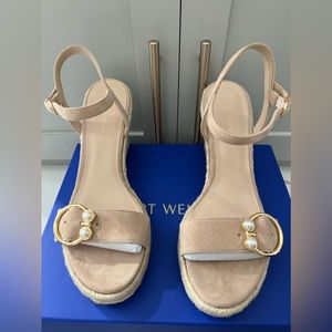 STUART WEITZMAN-Very cute suede wedge sandal.